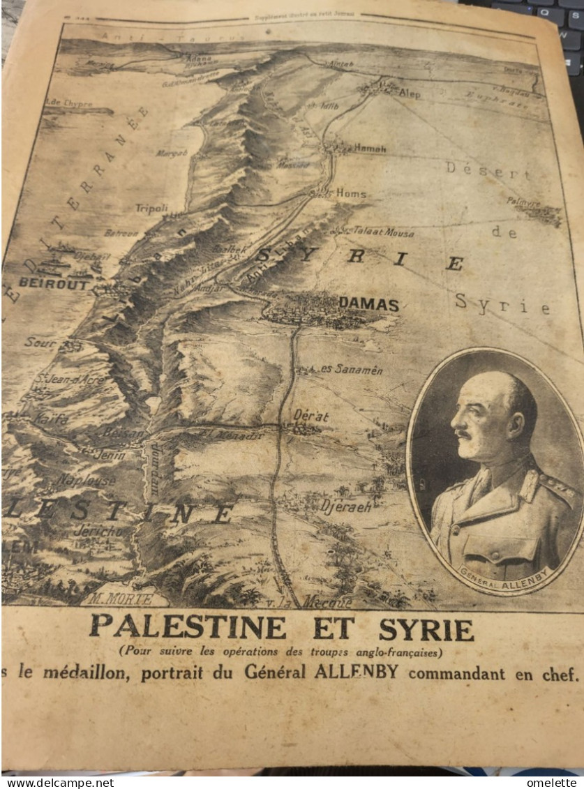 P J 18 /NEW YORK LA LEGION DEFILE /CHANSON LA VIEILLE HORLOGE /PALESTINE ET SYRIE GENERAL ALLENBY - 1900 - 1949