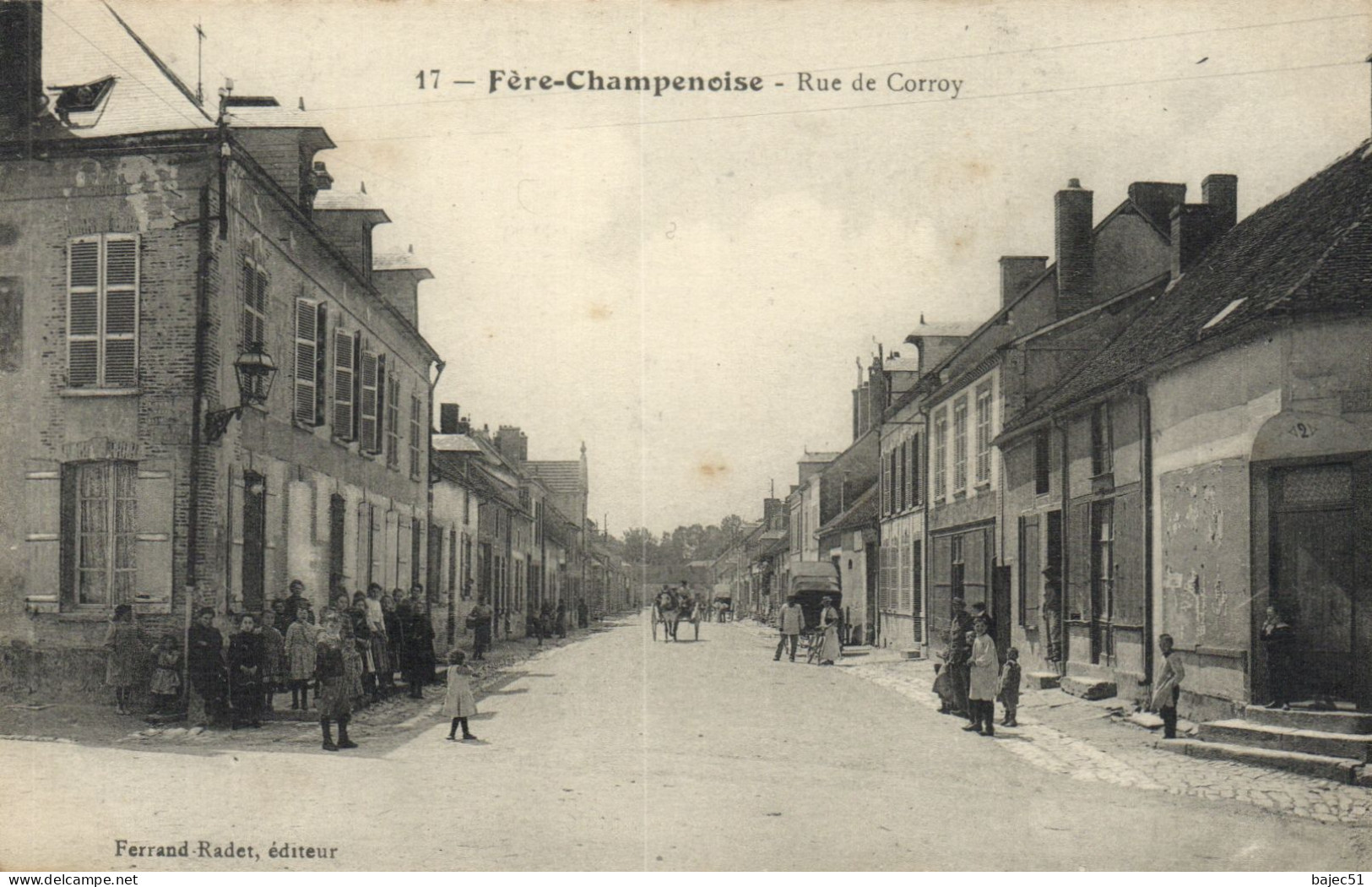 Fère Champenoise - Rue De Corroy "animés" - Fère-Champenoise