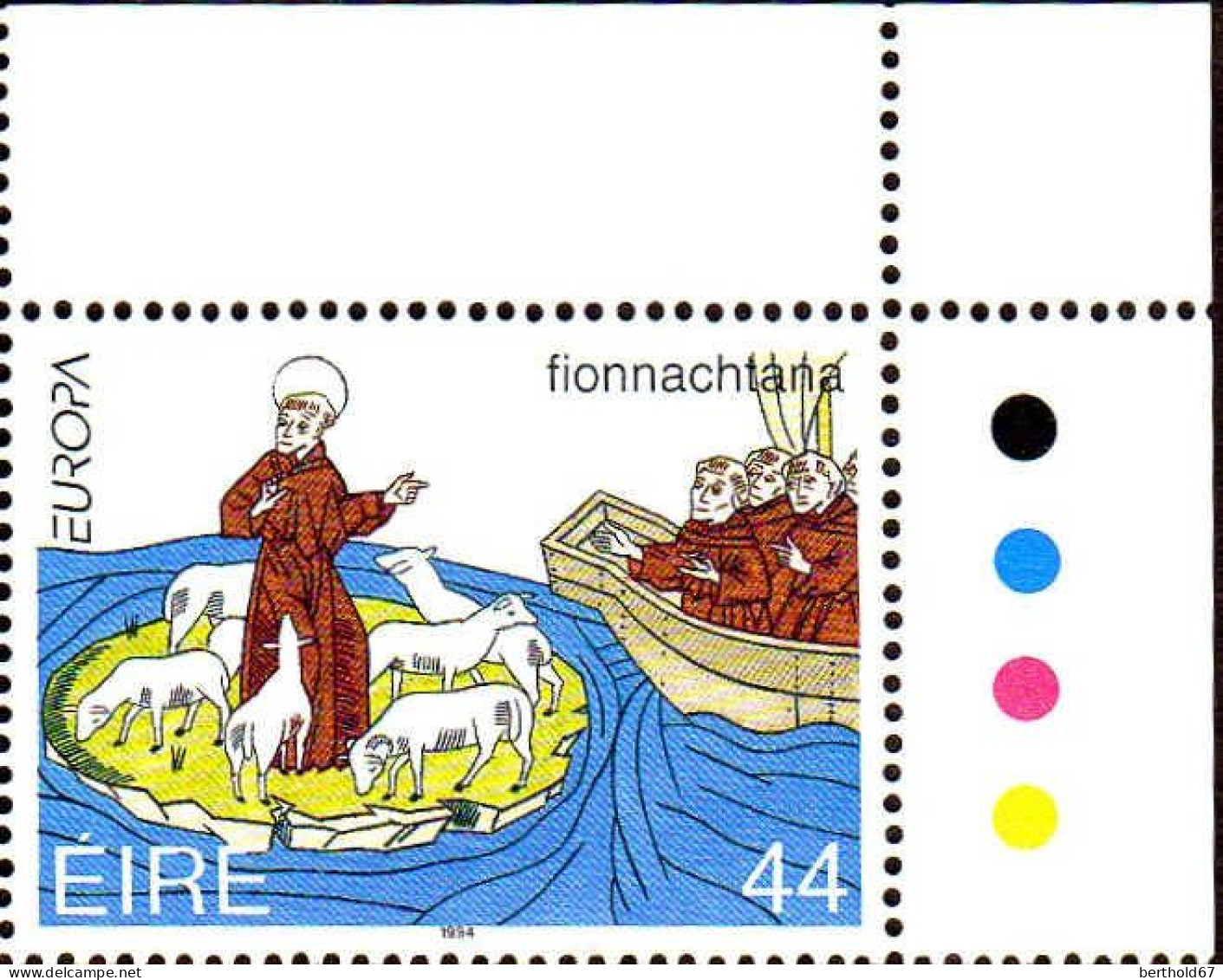 Irlande Poste N** Yv: 858/859 Europa L'Europe & Les Découvertes Coin D.feuille - Unused Stamps