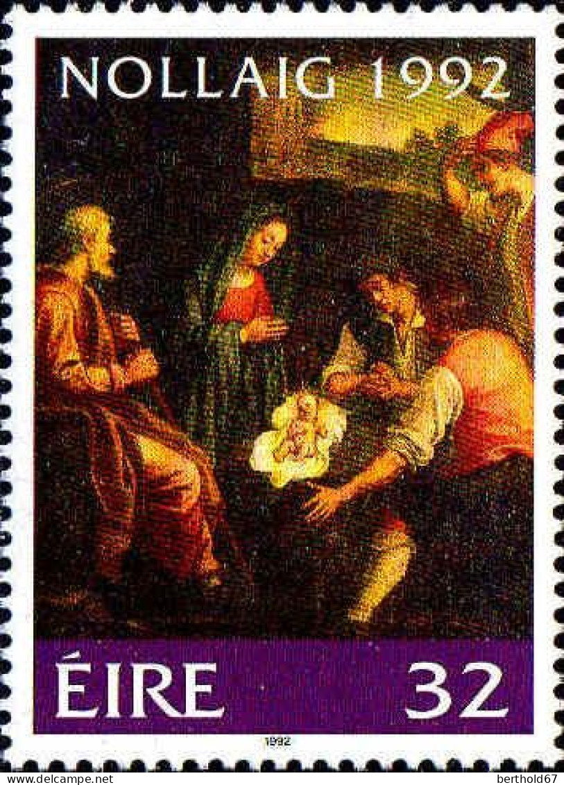 Irlande Poste N** Yv: 814/816 Noël - Unused Stamps