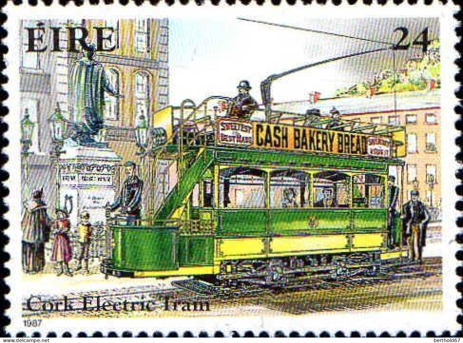Irlande Poste N** Yv: 618/621 Transports En Irlande 1.Serie Tramways - Nuovi