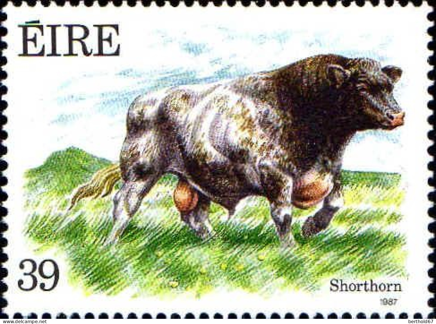 Irlande Poste N** Yv: 628/631 Faune & Flore 10.Serie Races Bovines - Unused Stamps
