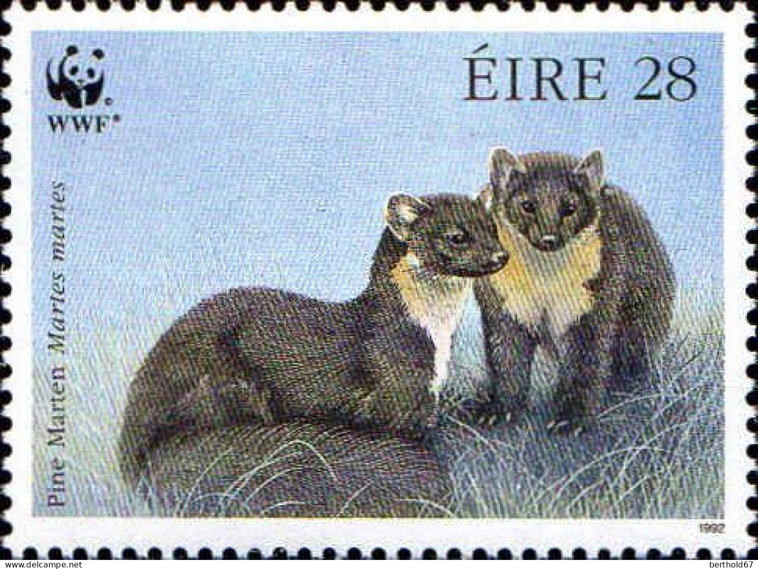 Irlande Poste N** Yv: 801/804 Faune De L'Irlande La Martre Des Pins - Unused Stamps