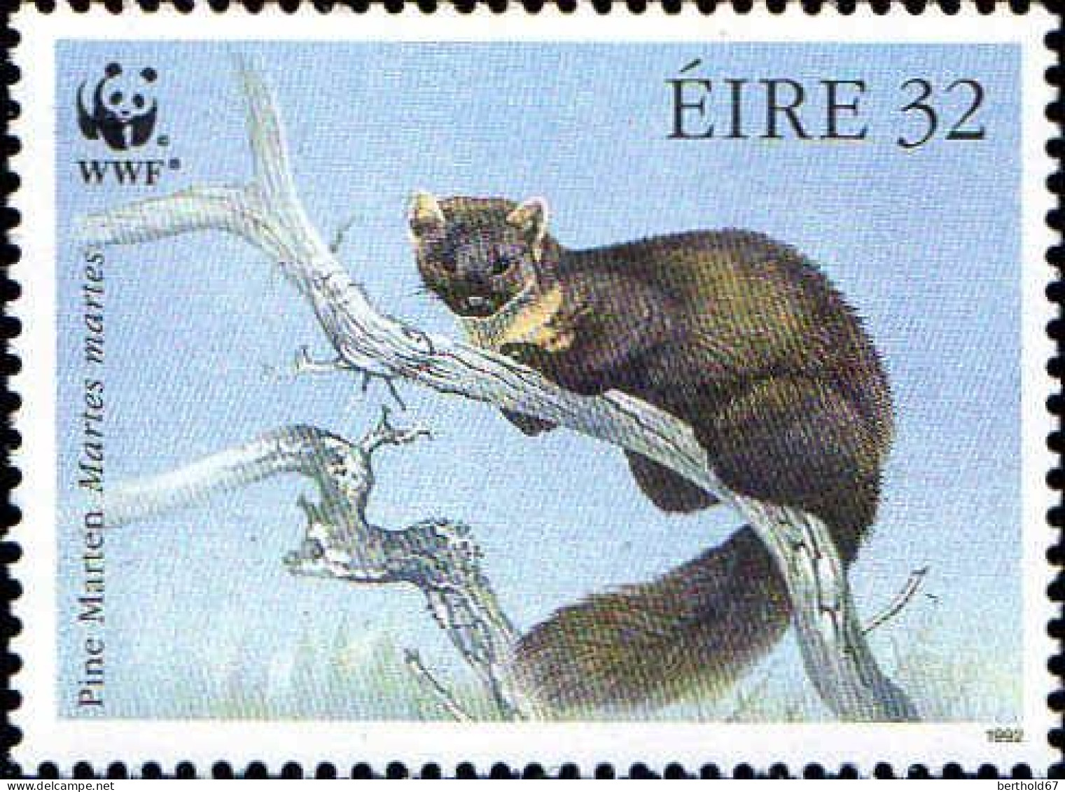 Irlande Poste N** Yv: 801/804 Faune De L'Irlande La Martre Des Pins - Ungebraucht