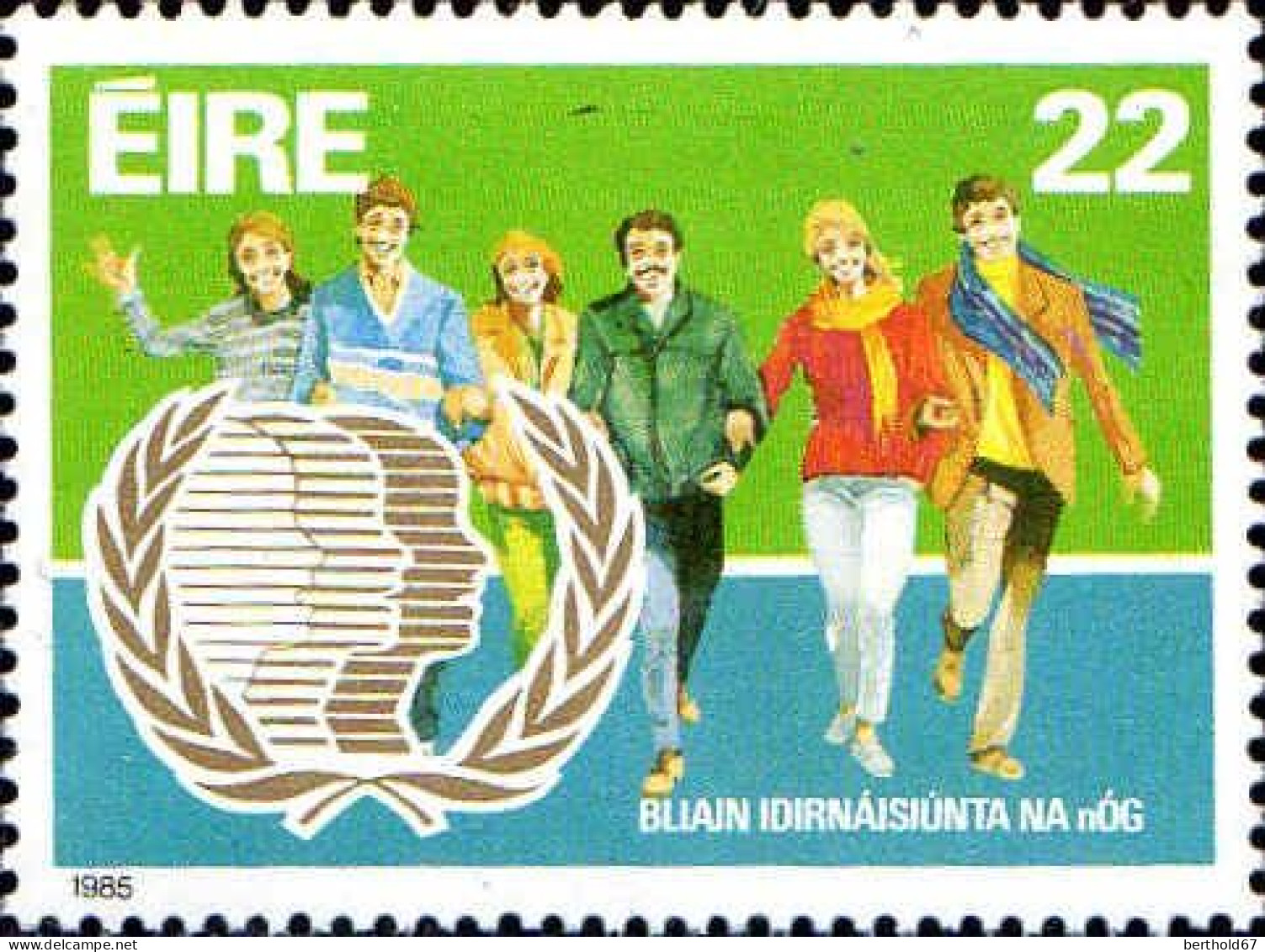 Irlande Poste N** Yv: 578/579 Année Internationale De La Jeunesse - Unused Stamps