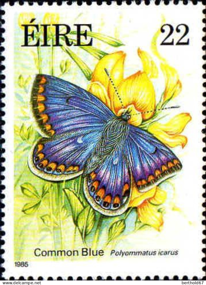 Irlande Poste N** Yv: 562/565 Faune & Flore 8.Serie Papillons - Neufs