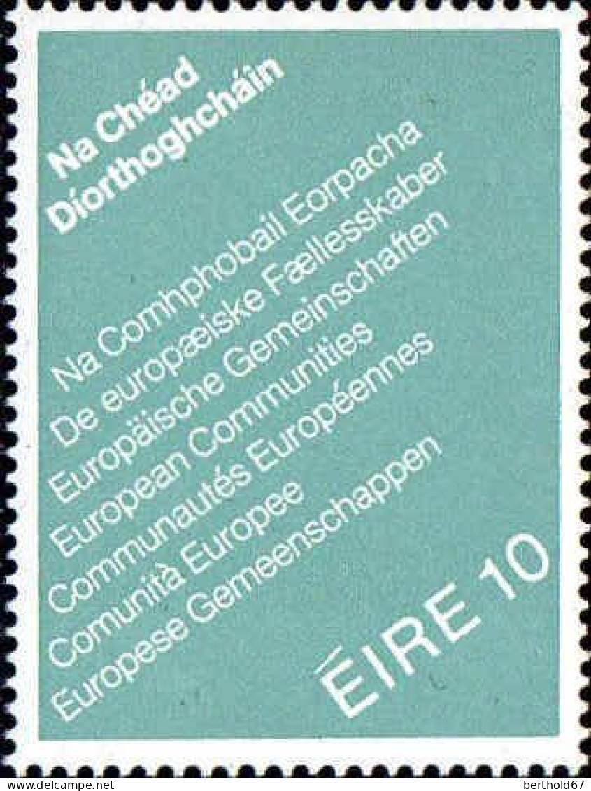 Irlande Poste N** Yv: 396/397 1.Election Du Parlement Européen - Unused Stamps