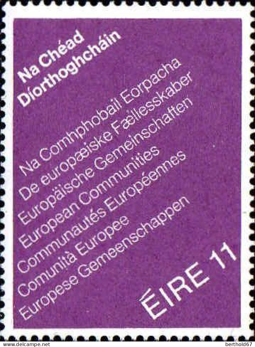 Irlande Poste N** Yv: 396/397 1.Election Du Parlement Européen - Ongebruikt