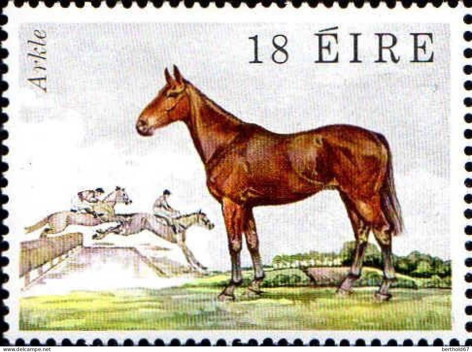Irlande Poste N** Yv: 453/457 Faune & Flore 4.Serie Chevaux Irlandais - Unused Stamps