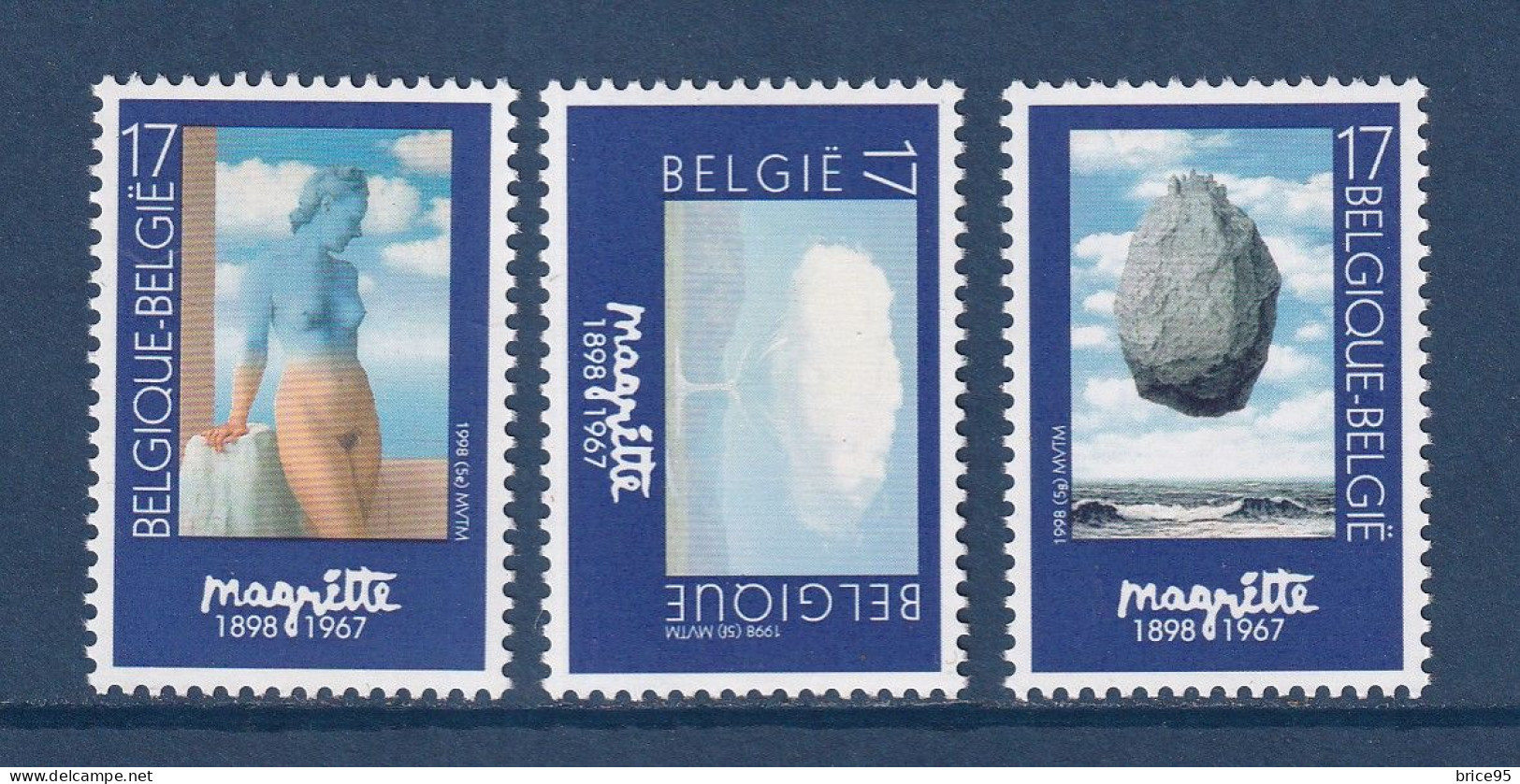 Belgique - YT N° 2745 à 2747 ** - Neuf Sans Charnière - 1998 - Ongebruikt