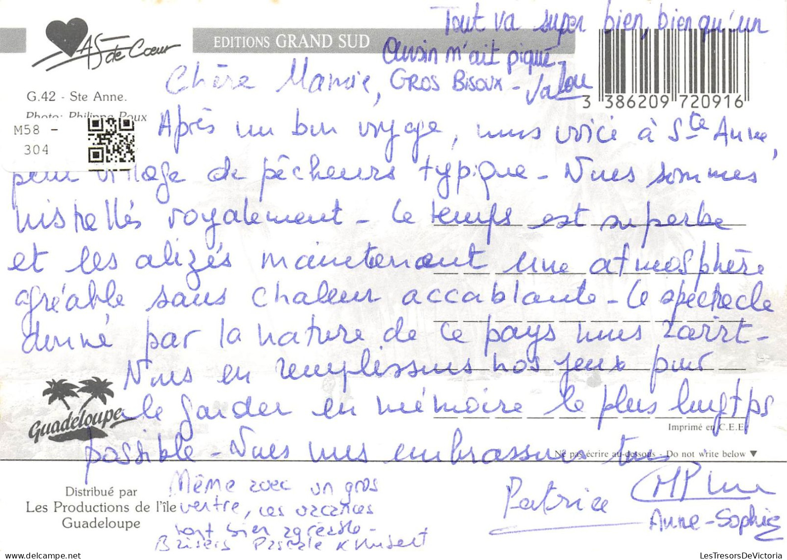 FRANCE - Guadeloupe - Sainte Anne - Multi-vues - Vue Aérienne D'une Partie De La Ville - Carte Postale - Sonstige & Ohne Zuordnung