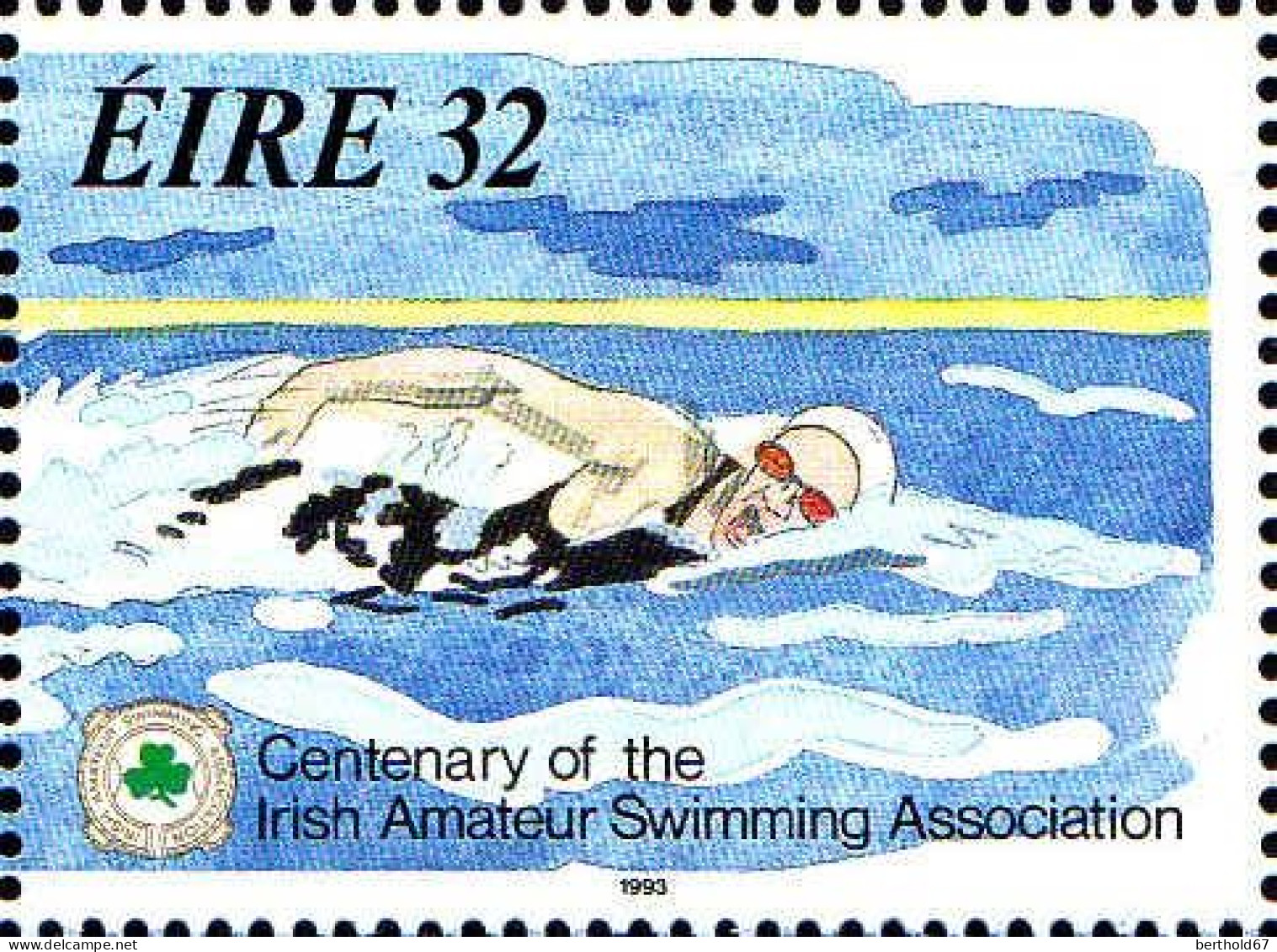 Irlande Poste N** Yv: 830/831 Natation Association Amateur D'Irlande - Other & Unclassified