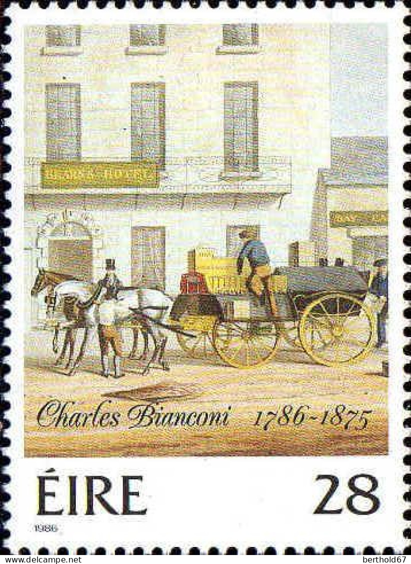 Irlande Poste N** Yv: 612/613 Charles Bianconi 1786-1875 - Sonstige & Ohne Zuordnung