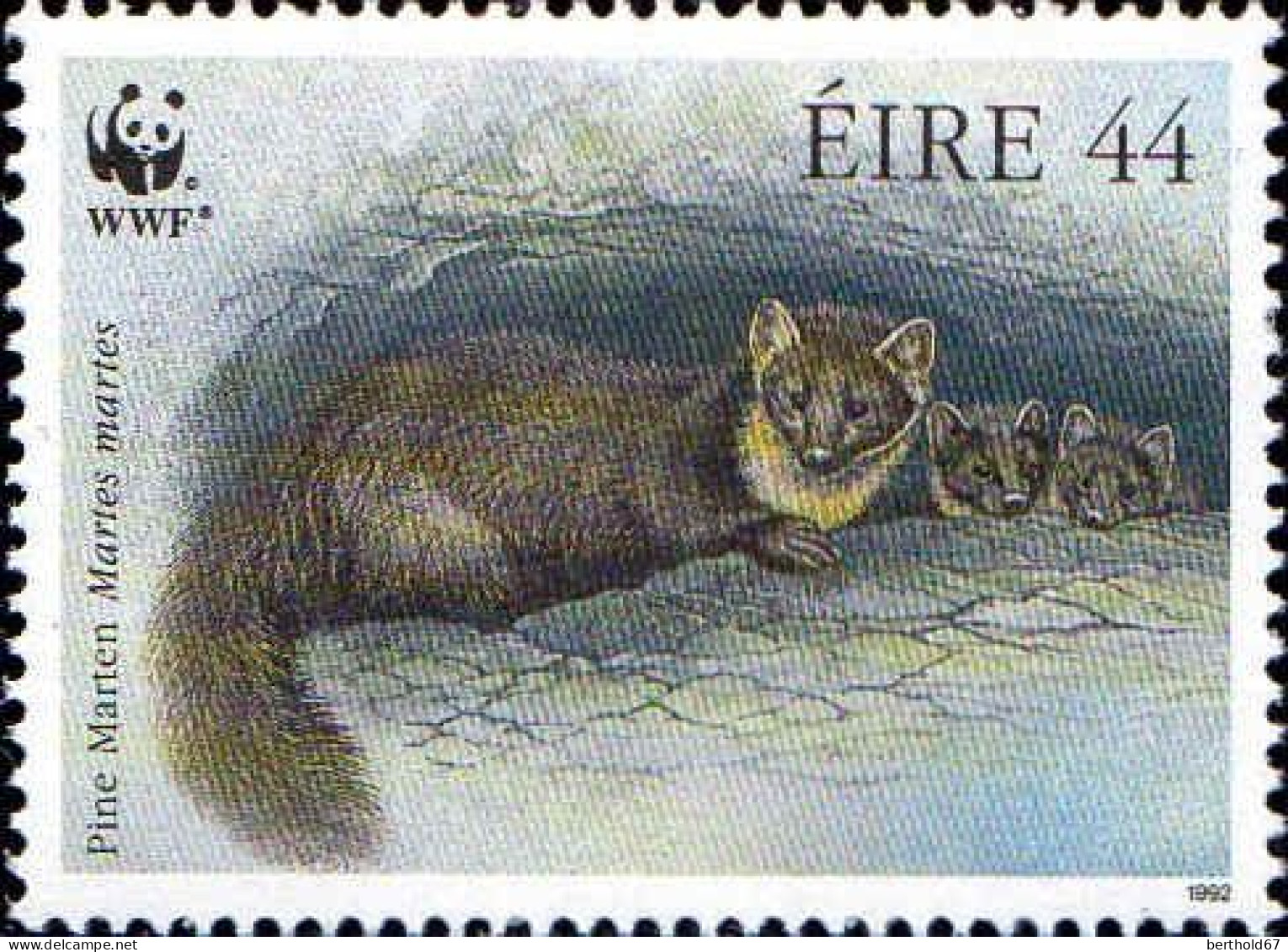 Irlande Poste N** Yv: 801/804 Faune De L'Irlande La Martre Des Pins - Sonstige & Ohne Zuordnung