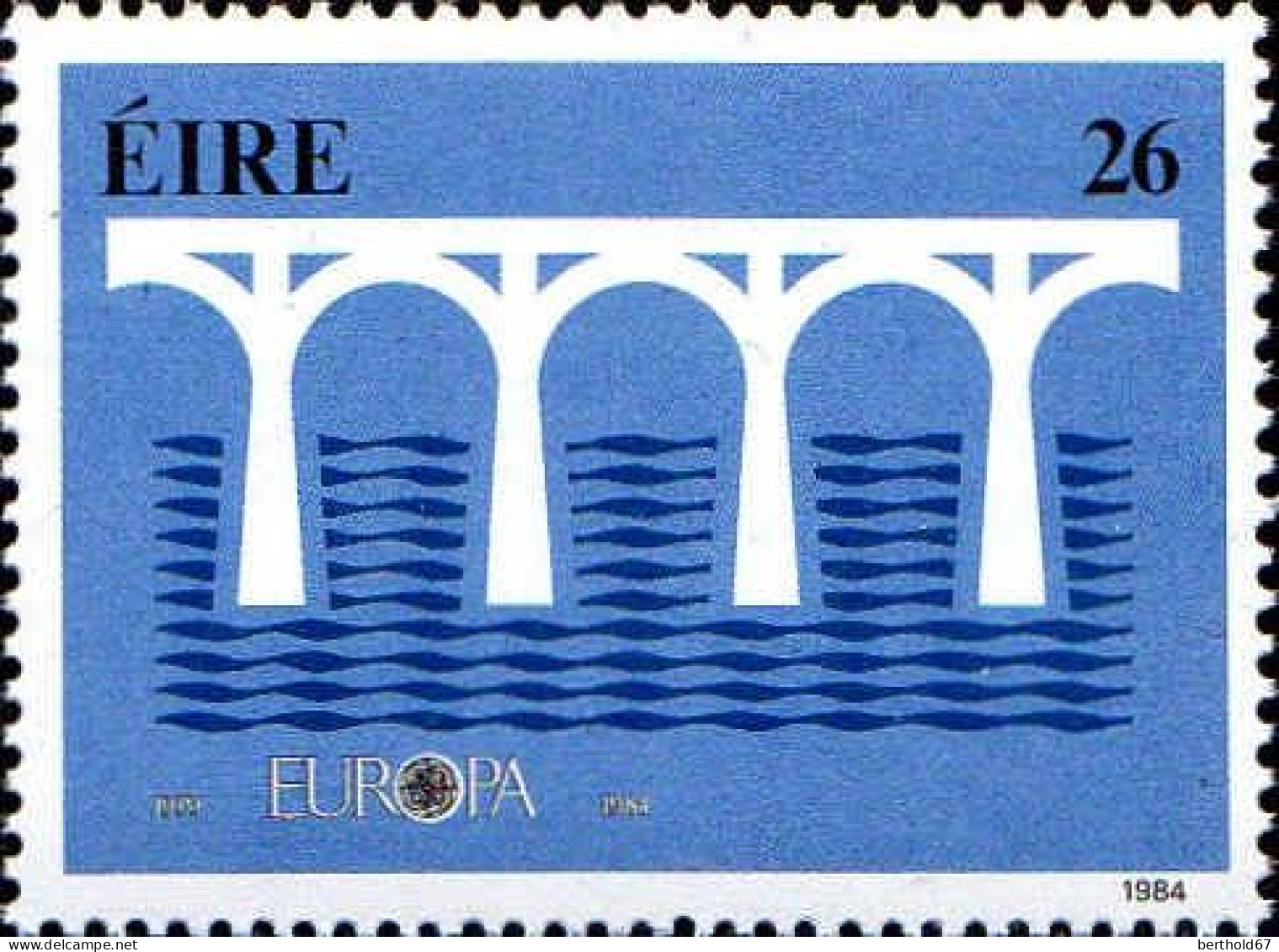 Irlande Poste N** Yv: 541/542 Europa Cept Pont De La Coopération - 1984