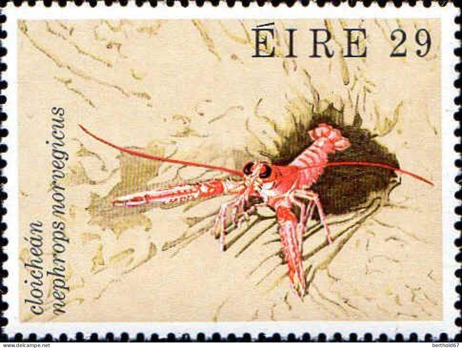Irlande Poste N** Yv: 475/478 Faune & Flore 5.Serie Vie Marine - Meereswelt