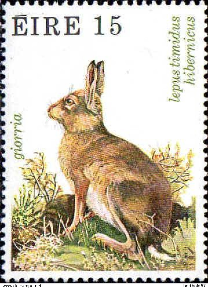 Irlande Poste N** Yv: 424/427 Faune & Flore 3.Serie Animaux Sauvages - Sonstige & Ohne Zuordnung