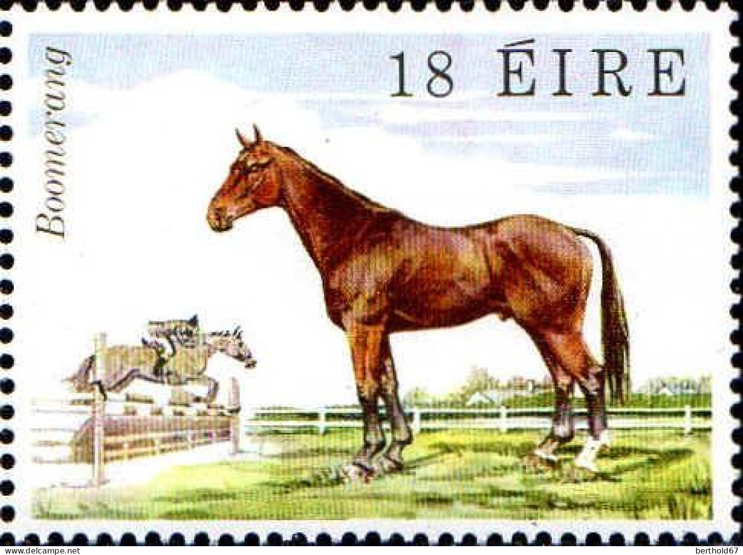 Irlande Poste N** Yv: 453/457 Faune & Flore 4.Serie Chevaux Irlandais - Paarden