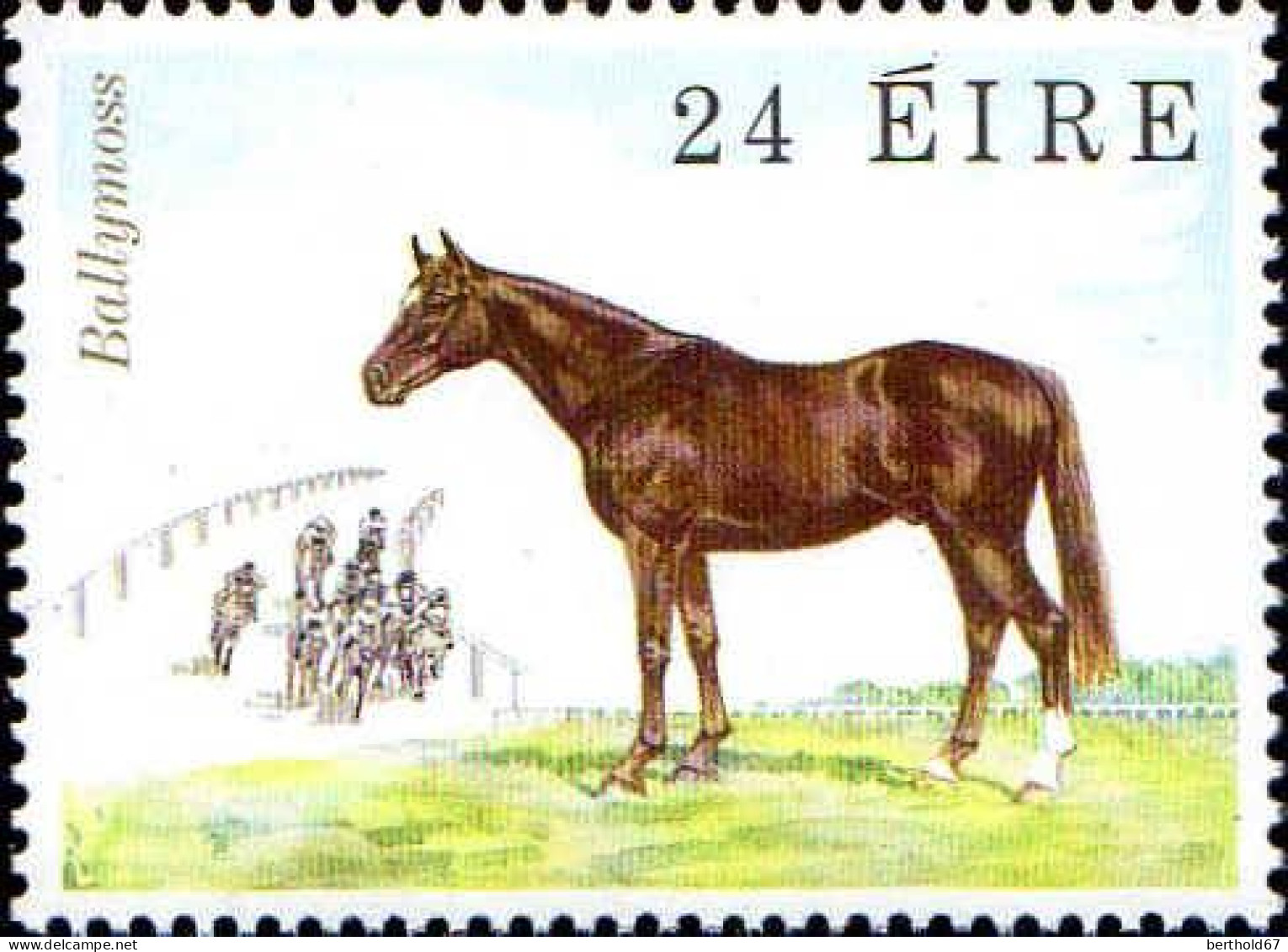 Irlande Poste N** Yv: 453/457 Faune & Flore 4.Serie Chevaux Irlandais - Chevaux