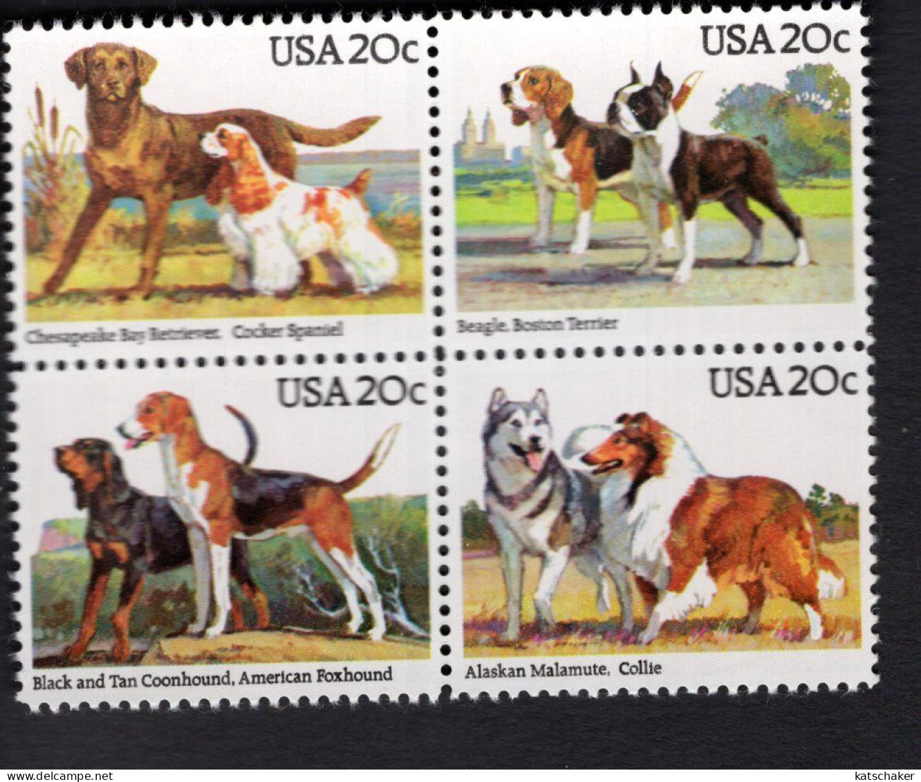 2029347872 1984 SCOTT 2101A (XX) POSTFRIS MINT NEVER HINGED - DOGS 2099 FIRST STAMP - Neufs