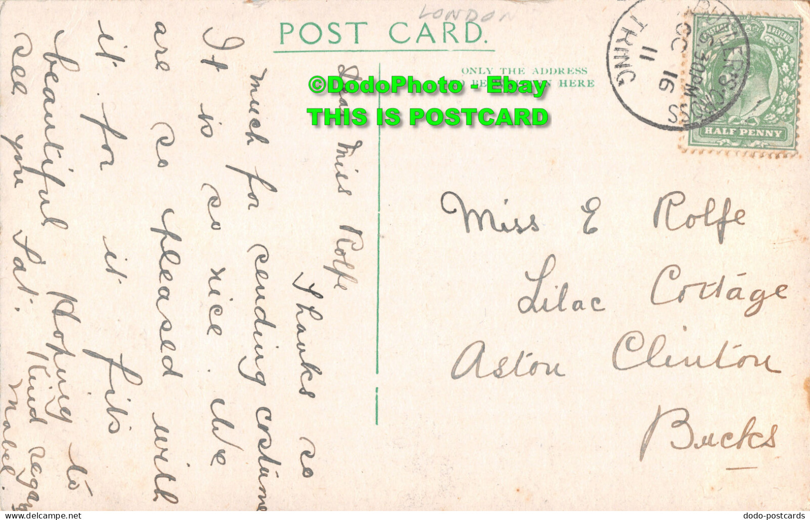 R417930 England. The Horse Guards. London. 1911 - Other & Unclassified