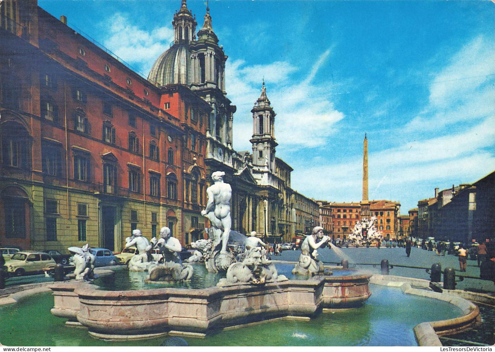 ITALIE - Roma - Piazza Navona - Animé - Colorisé - Carte Postale - Andere & Zonder Classificatie