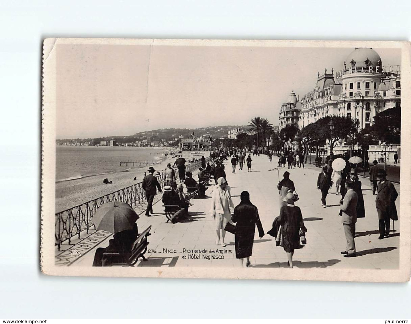 NICE : Promenade Des Anglais Et L'Hôtel Negresco - état - Other & Unclassified