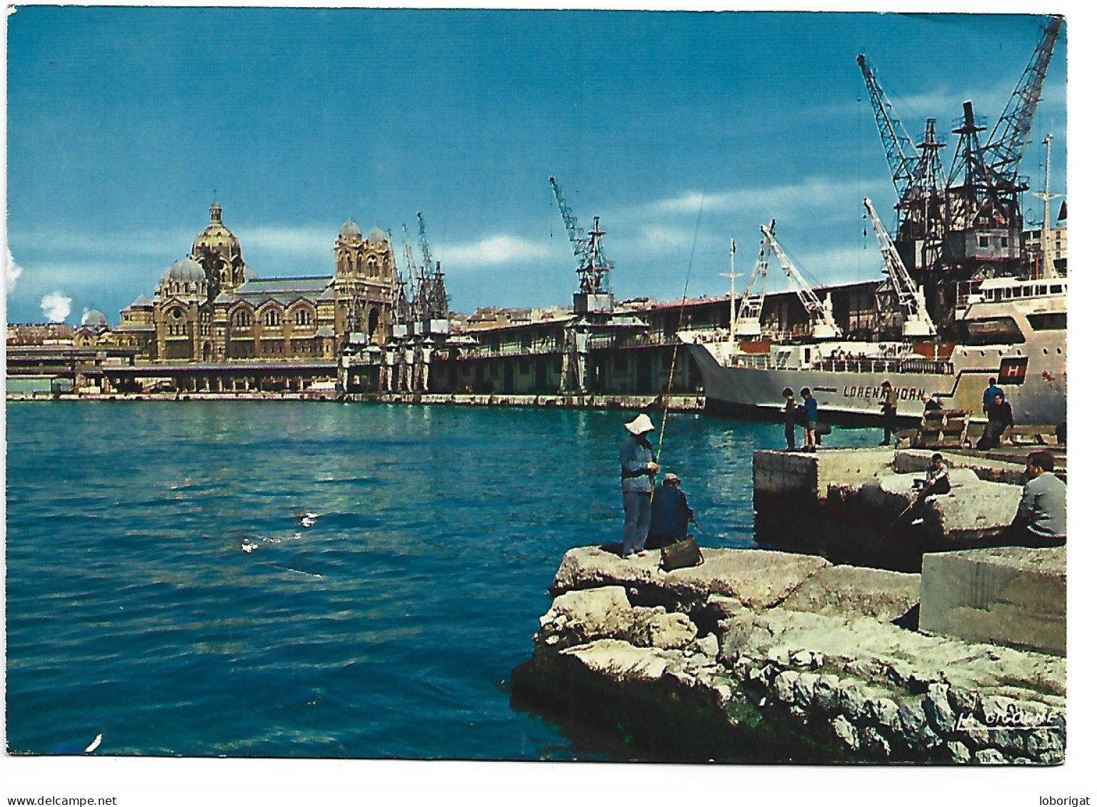 LE PORT ET LA CATHEDRALE.-  MARSEILLE .- ( FRANCIA ) - Ohne Zuordnung