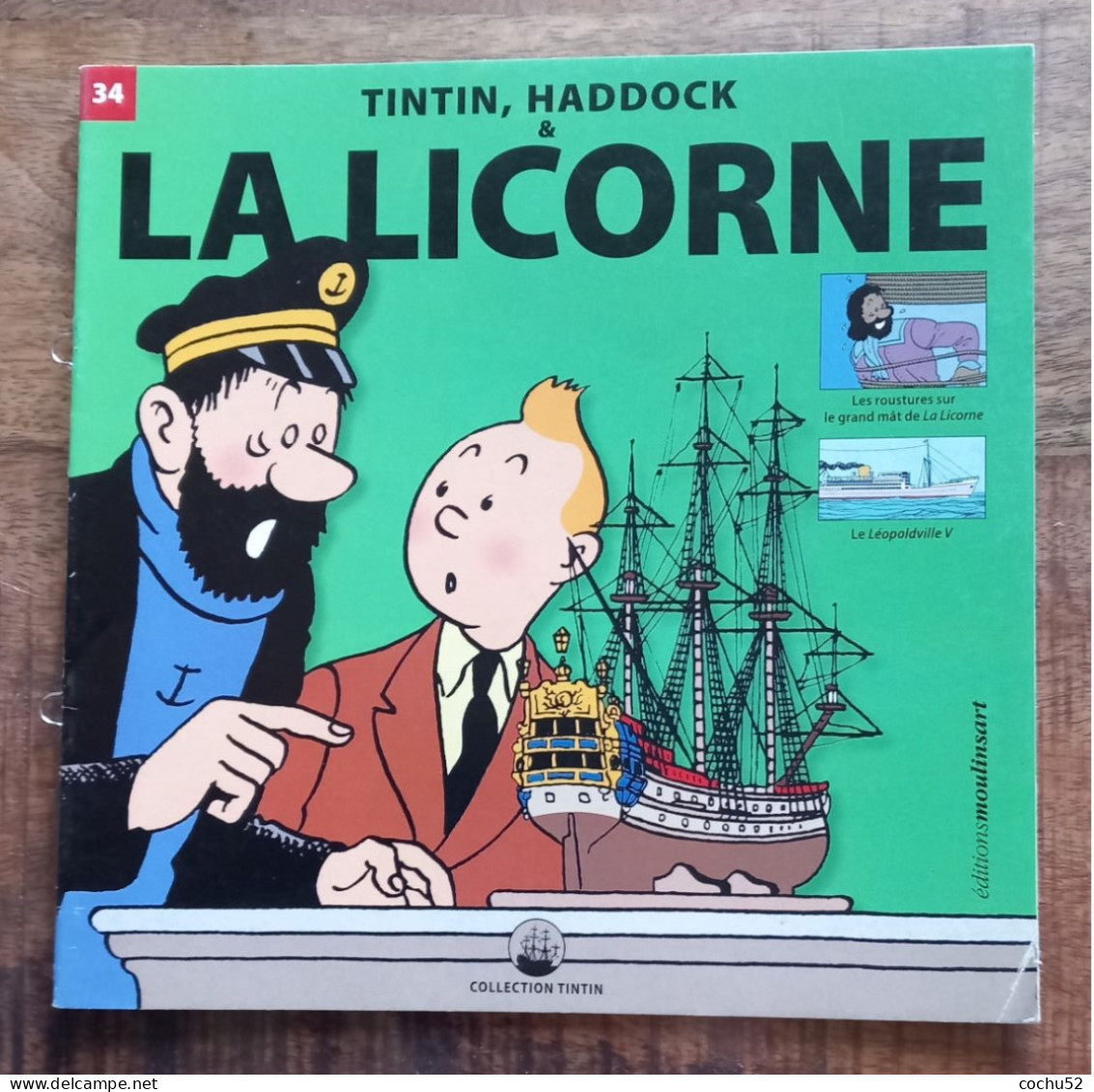 Tintin, Haddock & La Licorne, N° 34 – Editions Moulinsart, 2012 (L’univers Maritime D’Hergé) - Andere & Zonder Classificatie