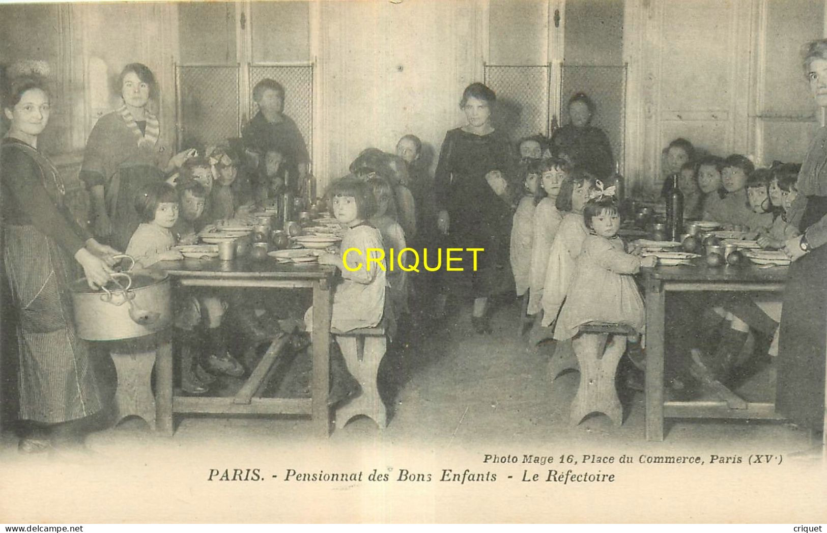 Paris, Pensionnat Des Bons Enfants, Le Réfectoire - Other & Unclassified
