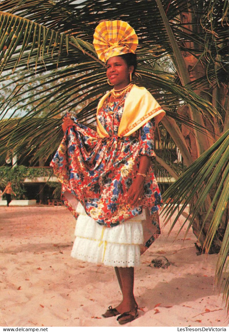 FRANCE - Guadeloupe - Robe Créole - Creole Dress - Kroelen Tracht - Costume - Carte Postale - Sonstige & Ohne Zuordnung