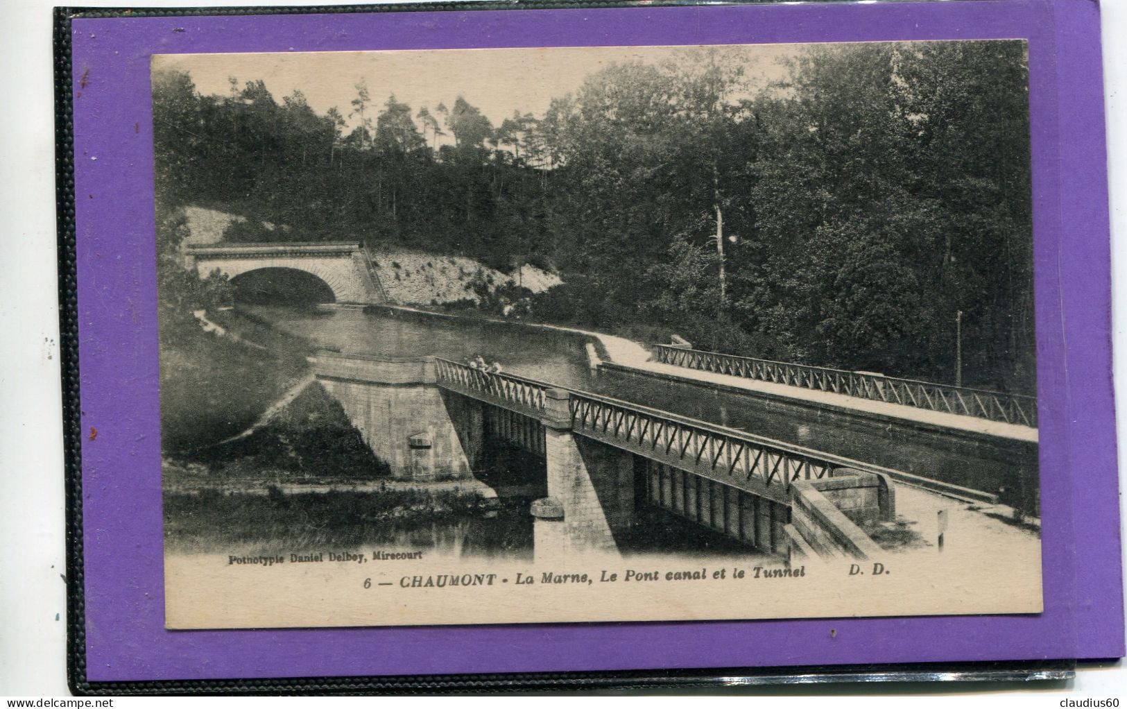 52  .CHAUMONT  , La  Marne , Le Pont Canal Et Le Tunnel  . - Chaumont