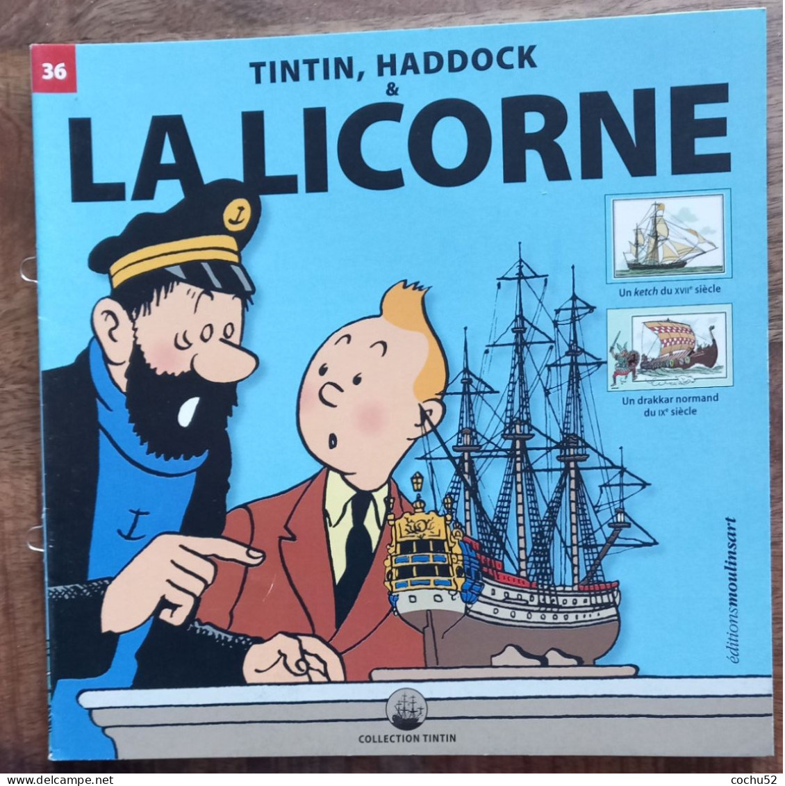 Tintin, Haddock & La Licorne, N° 36 – Editions Moulinsart, 2012 (L’univers Maritime D’Hergé) - Andere & Zonder Classificatie