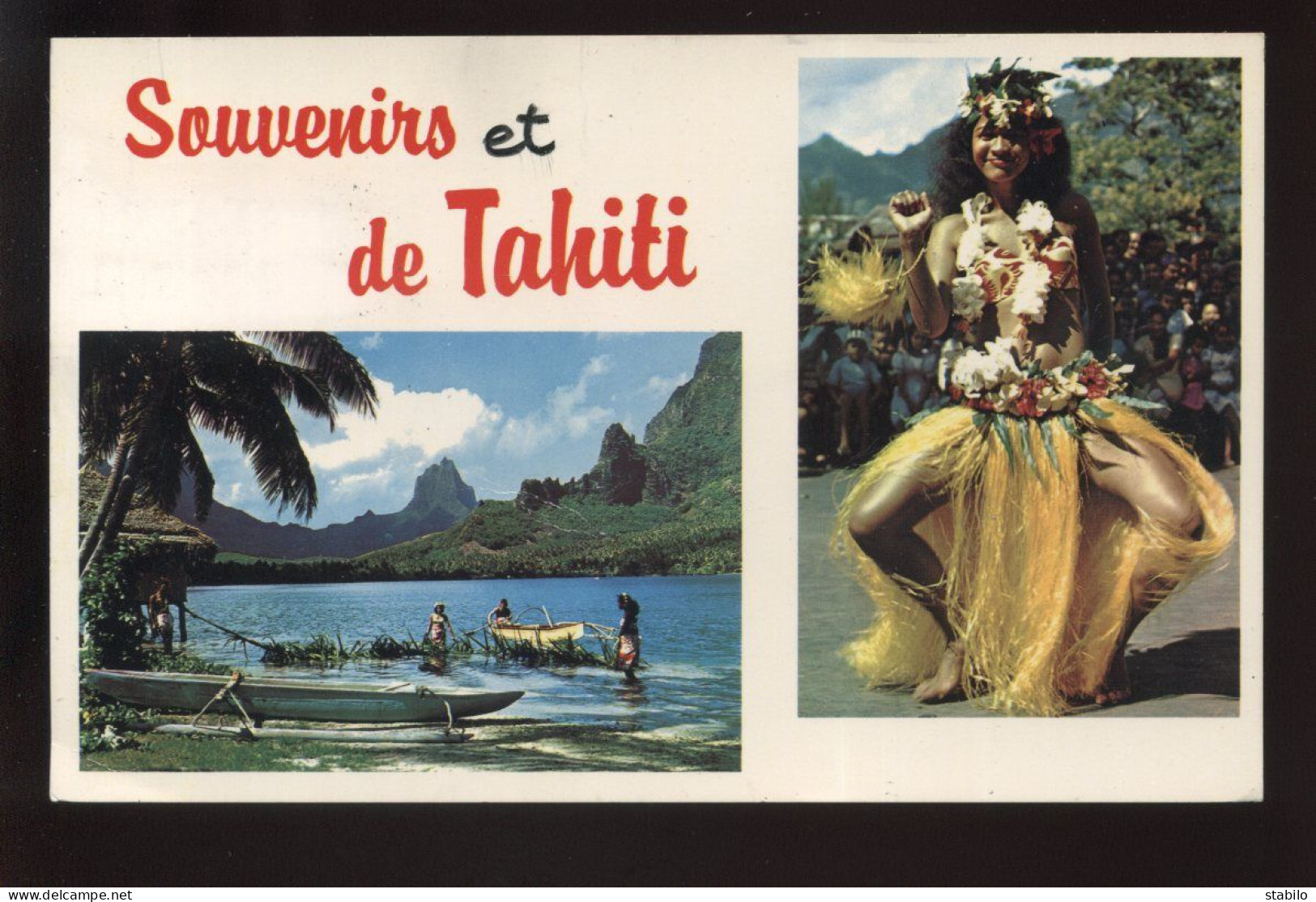 TAHITI - MOOREA - BAIE DE PAOPAI - DANSE DU PAOTI - Tahiti