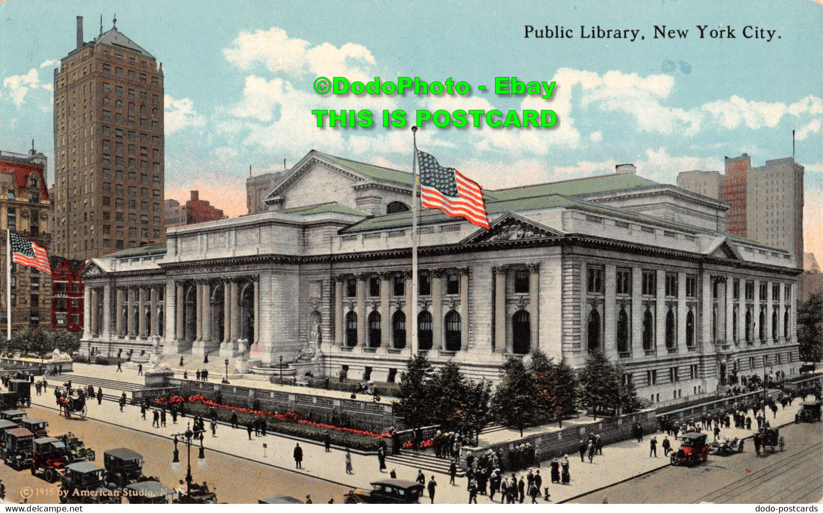 R418067 New York City. Public Library. American Studio. 1915 - World