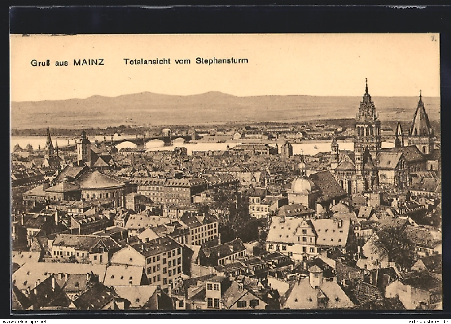 AK Mainz, Gesamtansicht Vom Stephansturm  - Mainz