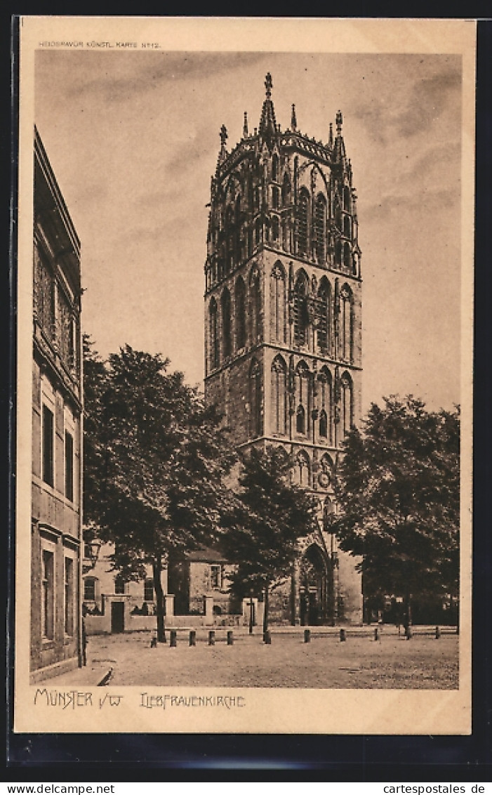 AK Münster I. W., An Der Liebfrauenkirche  - Münster