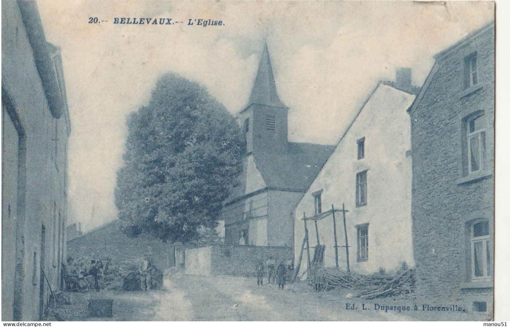 Belgique - BELLEVAUX  L'église - Sonstige & Ohne Zuordnung