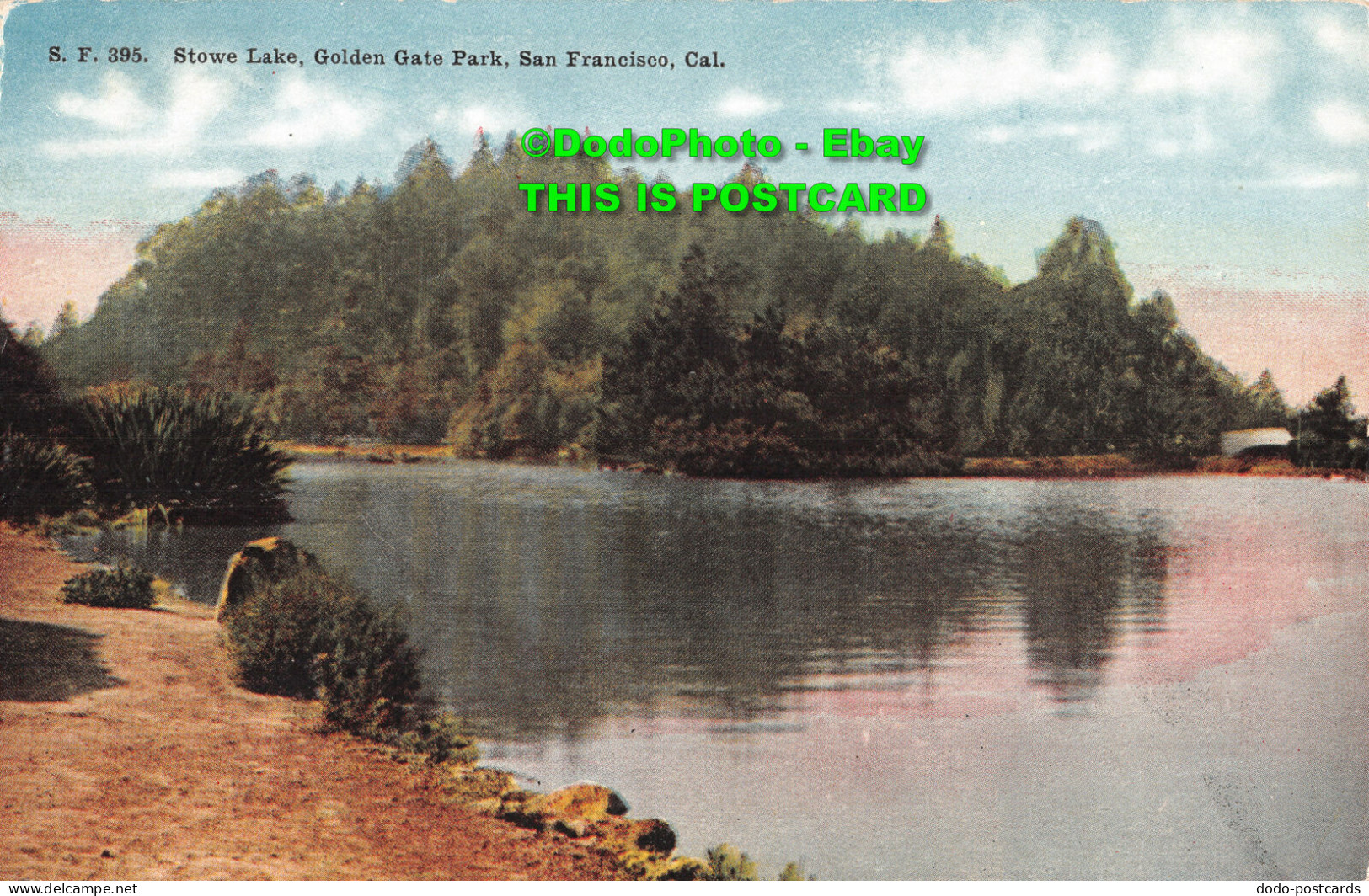R418096 Cal. San Francisco. Golden Gate Park. Stowe Lake. Edward H. Mitchell - World
