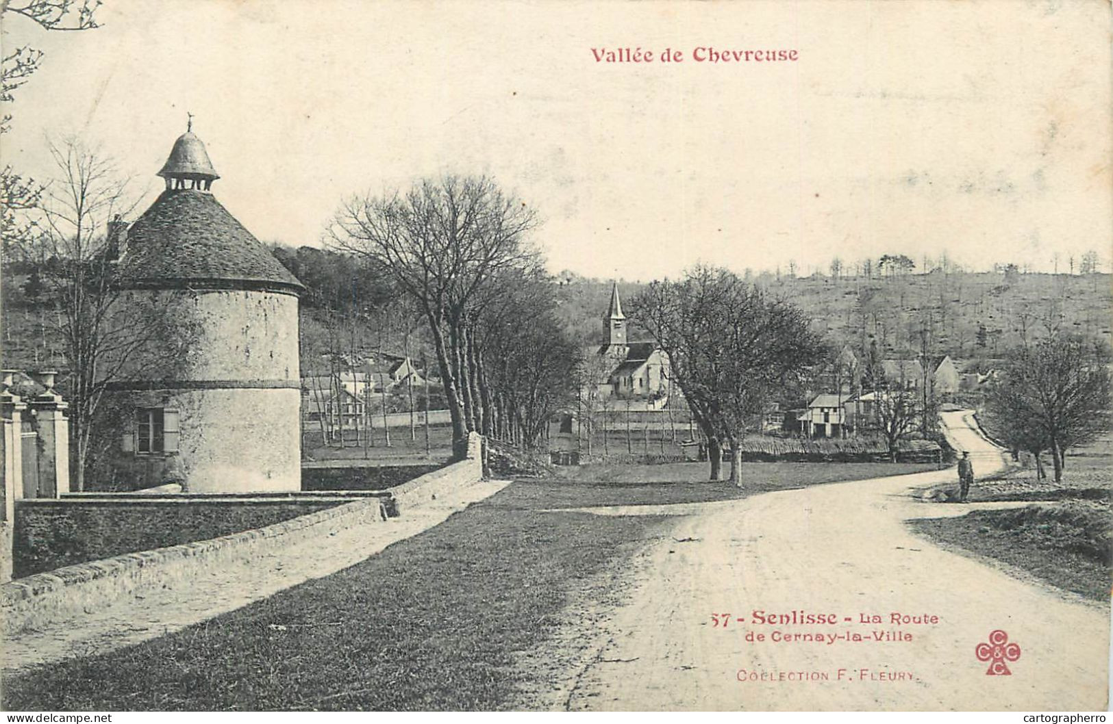 Senlisse Vallée De Chevreuse La Route De Cernay La Ville - Autres & Non Classés