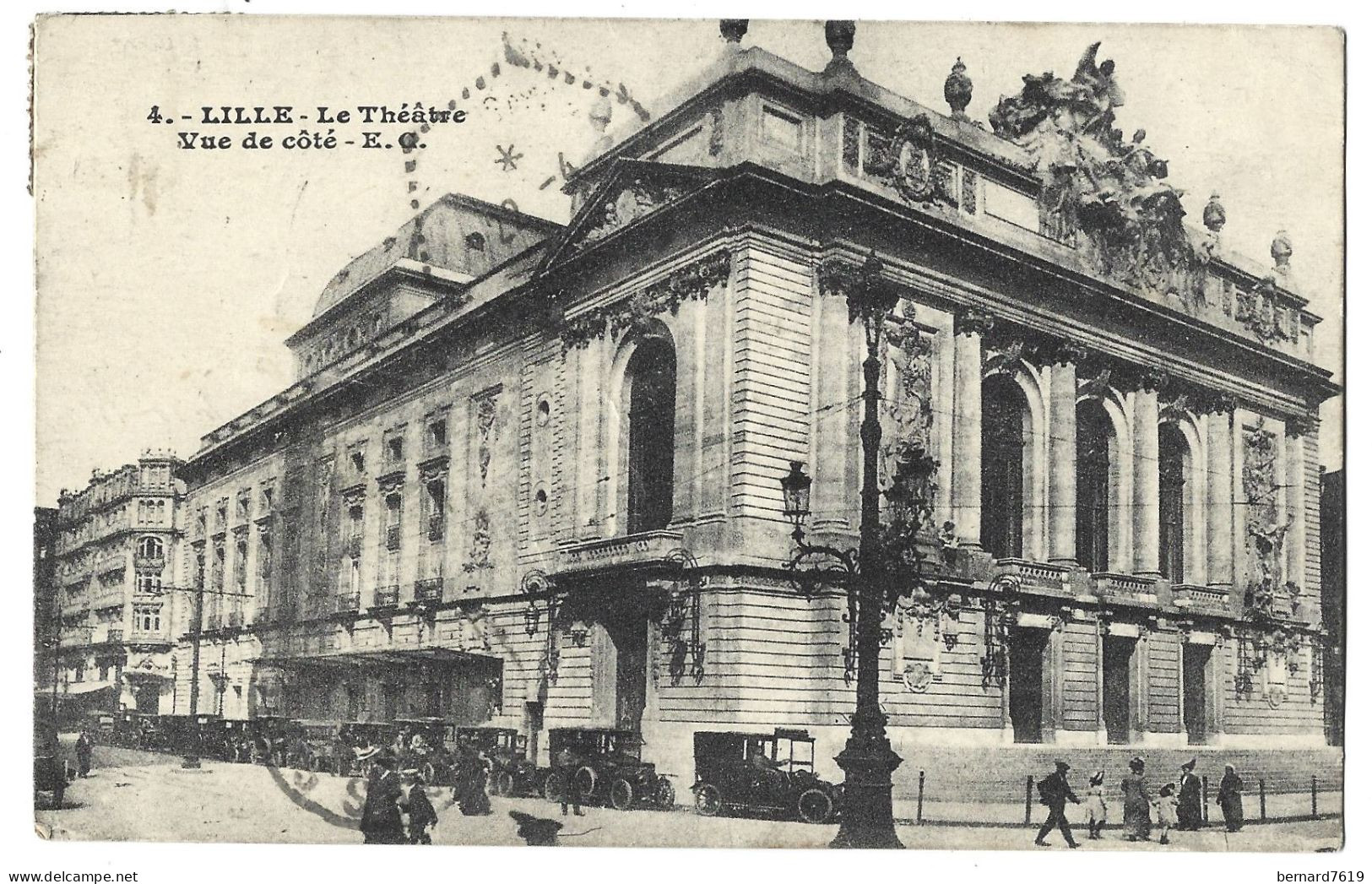 59 Lille -   Le Theatre  Vue De Cote - Lille