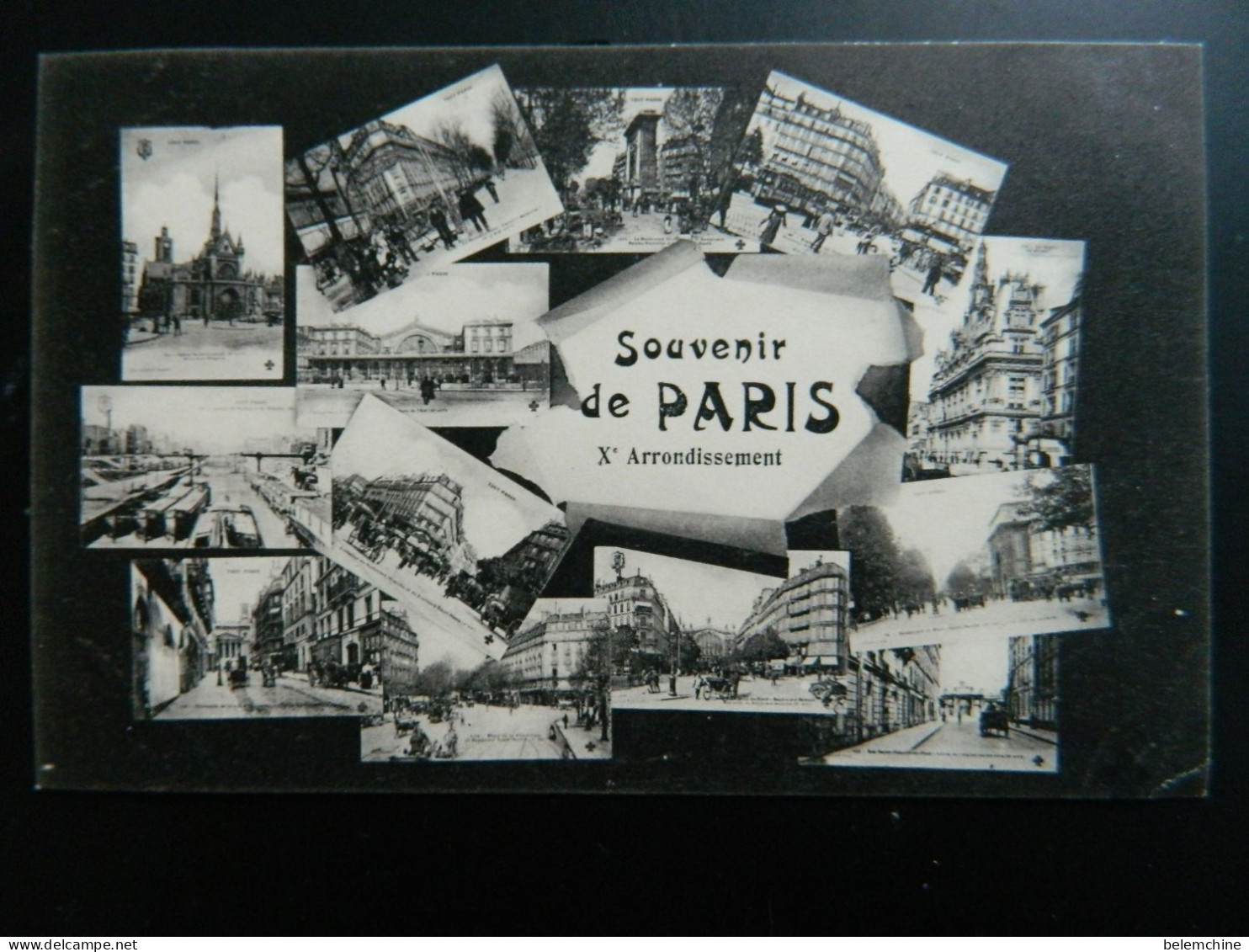 SOUVENIR DE PARIS                                 MULTIVUES DU  X ème ARRONDISSEMENT - District 10