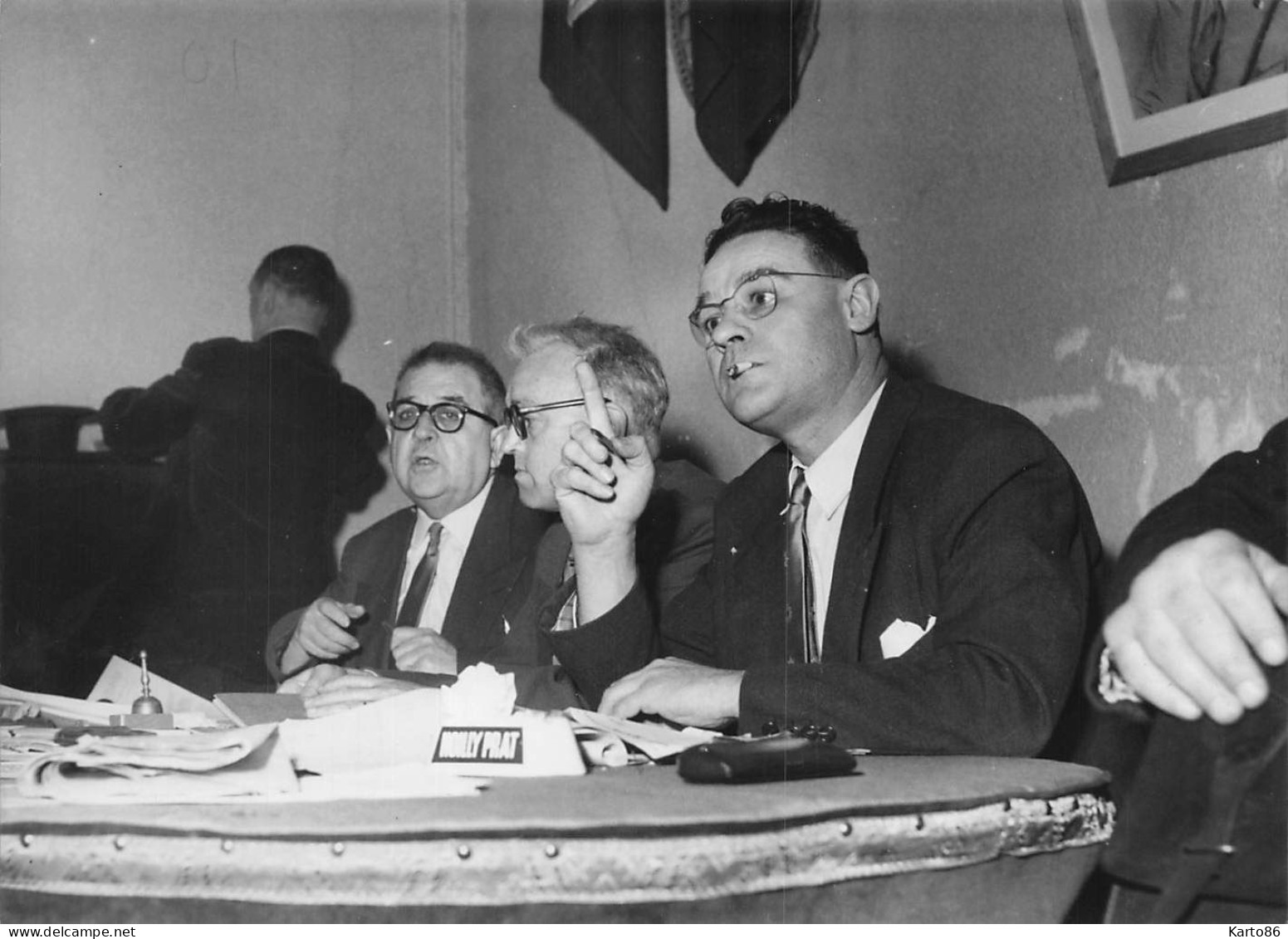Congrès National 1956 anciens combattants guerre , siège 17 rue st dominique * 20 photos photographe Delhay à stains