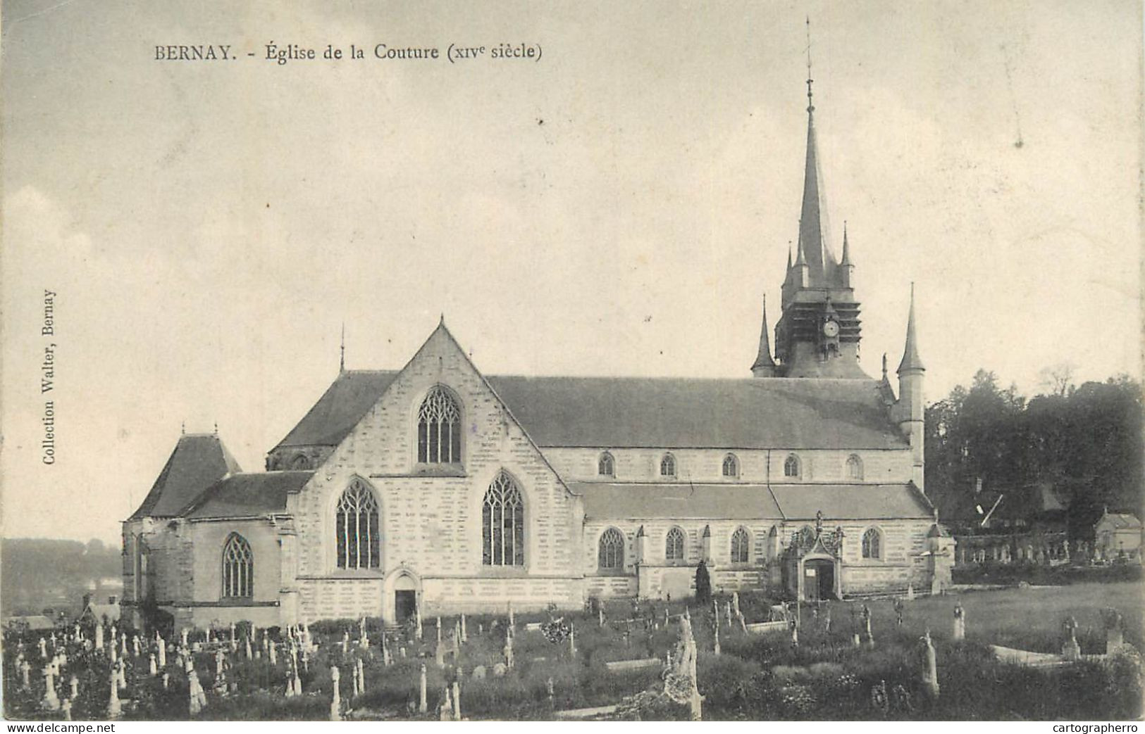 Bernay - L'Eglise De N.D. De La Couture 1905 - Bernay
