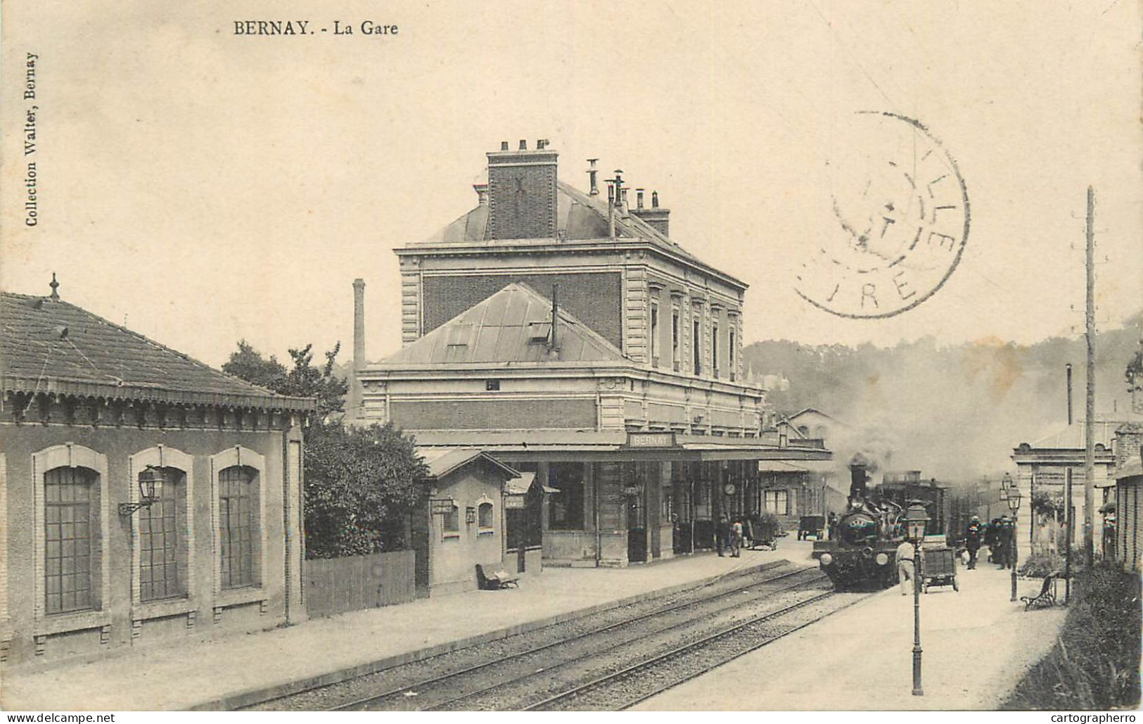 Bernay - La Gare 1905 - Bernay