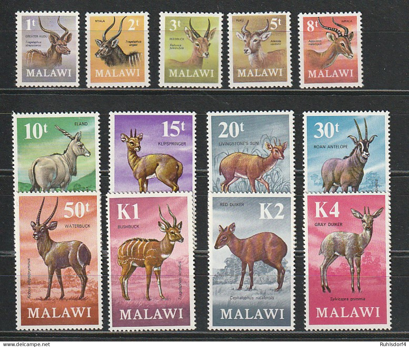 Malawi Wildtiere, ** (MNH) - Other & Unclassified