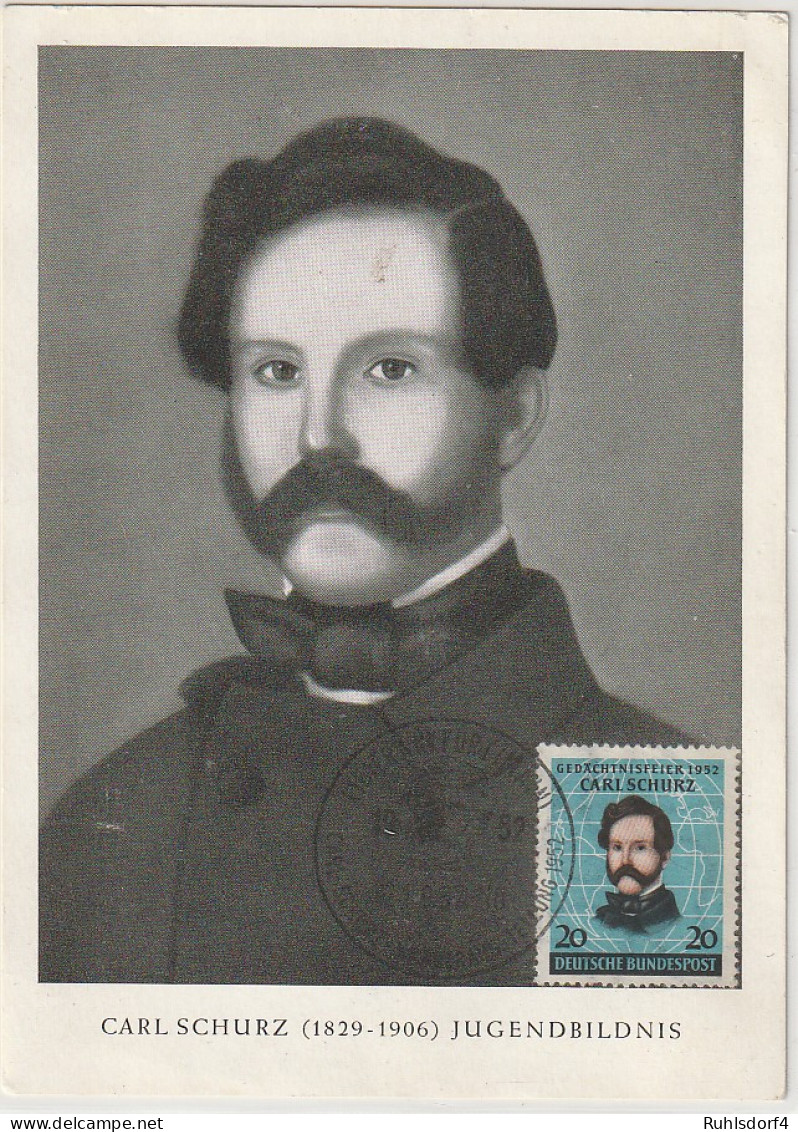 Carl Schurz - Maximumkarte - Storia Postale