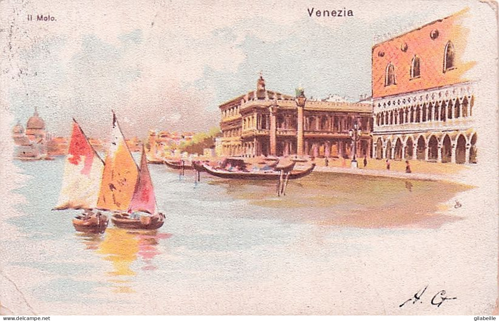 VENEZIA - Il Molo  - 1909 - Venezia (Venedig)