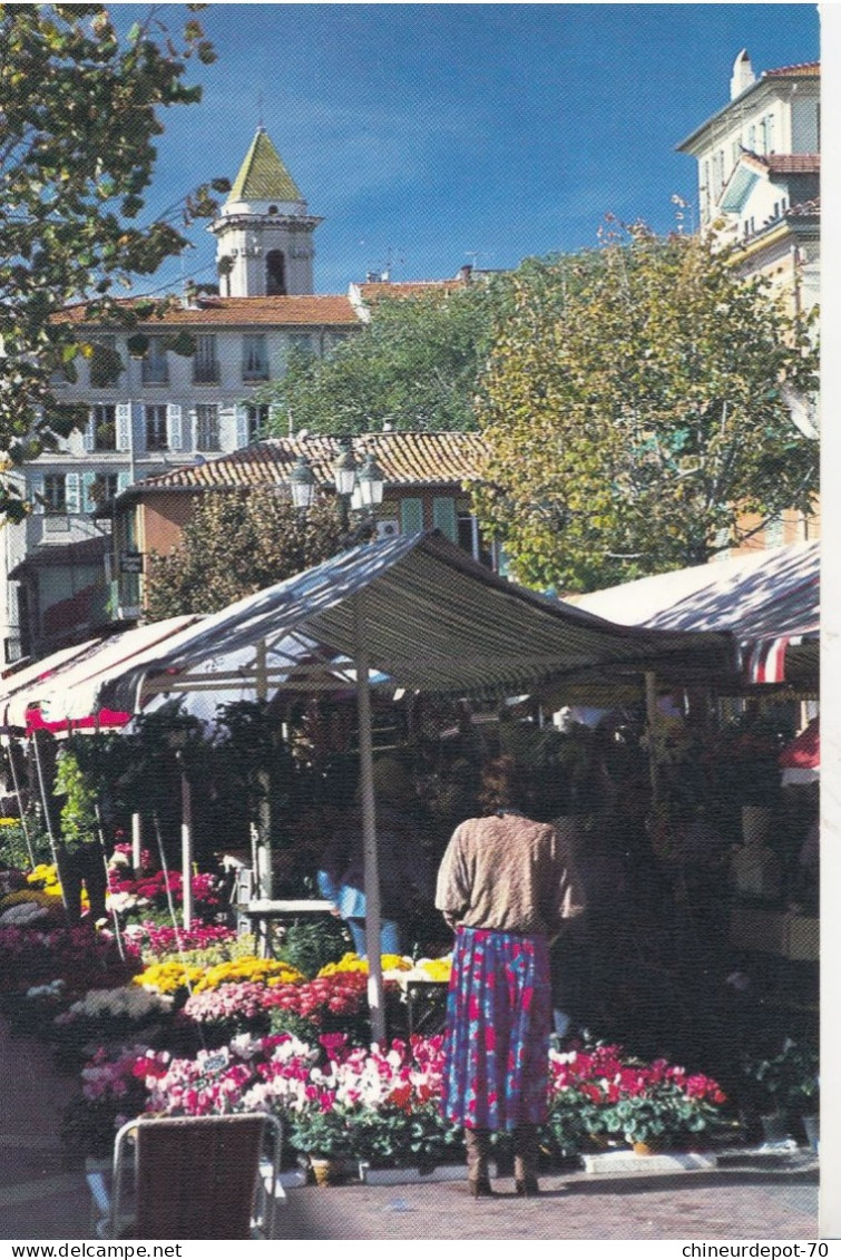 NICE Alpes-Maritimes Promenade Sur Le Marché Aux Fleurs - Markets, Festivals