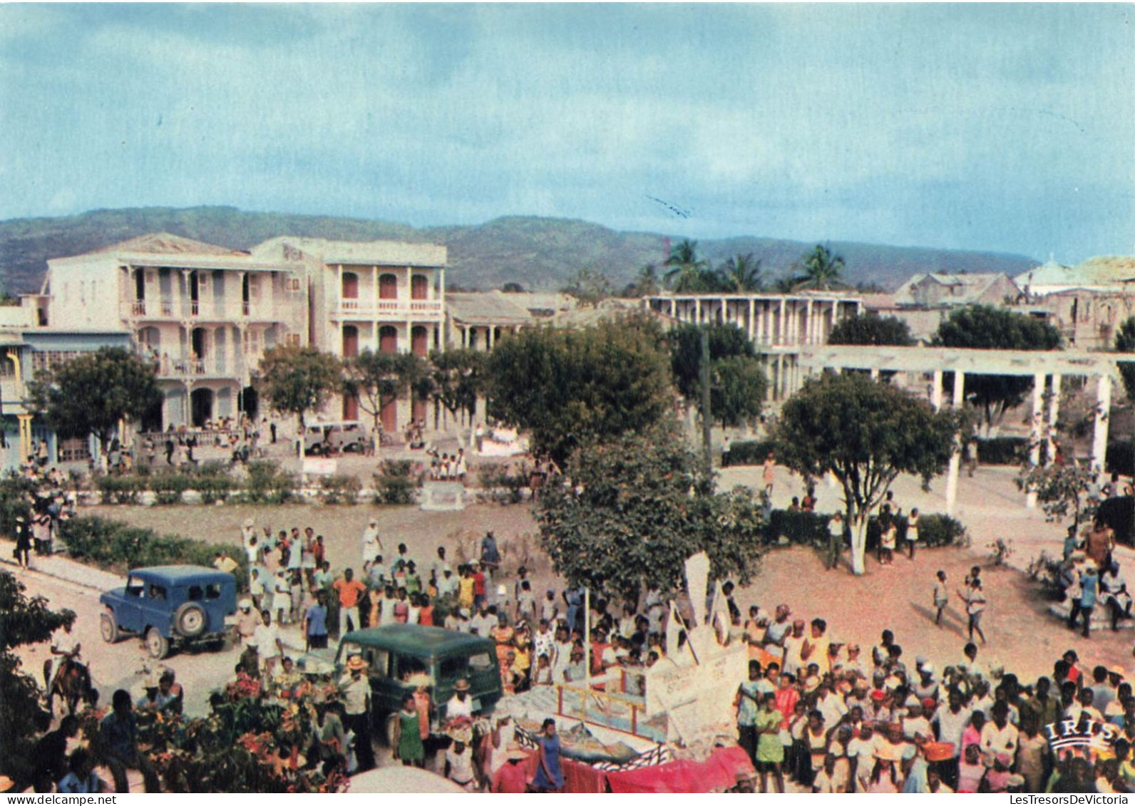 ANTILLES - Haiti Jacmel - Vue Sur La Place De L'Hôtel De Ville - The Town Hall Sqaure - Animé - Carte Postale - Haiti